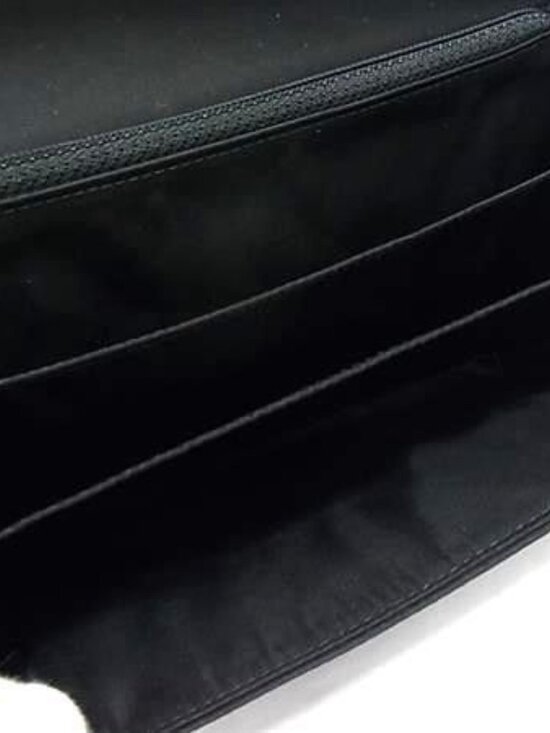 Prada Wallet Triangle Logo Black Tessuto Nylon Bifold Mark